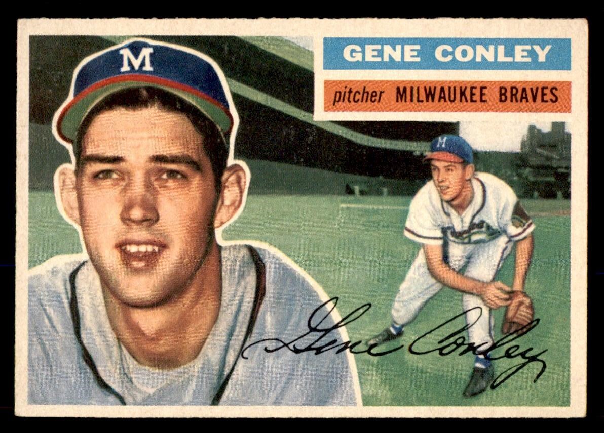 1956 Topps Baseball #17 Gene Conley NM *h2