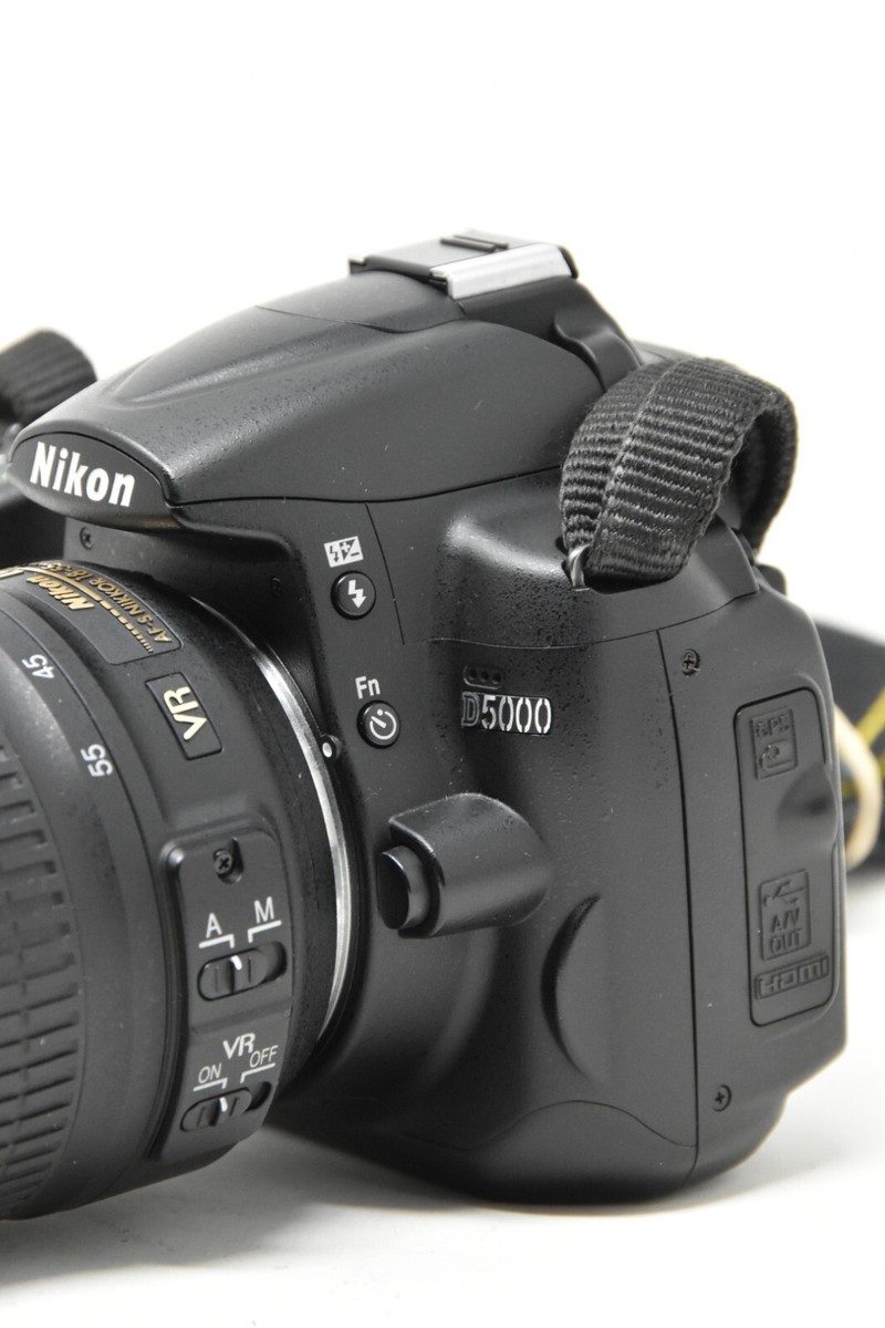 Nikon D5000 Digital SLR Camera with 18-55mm VR Lens Black (B16) | eBay