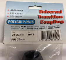 Philmac 1043 Universal Transition Coupler 21-27mm To 25mm MDPE
