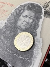 Royal Mint 2019 Samuel Pepy Pepys £2 Two Pound Coin Brilliant Uncirculated
