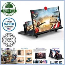 12 Inch Phone Screen Magnifier Acrylic HD Portable Foldable Video Movie Gaming
