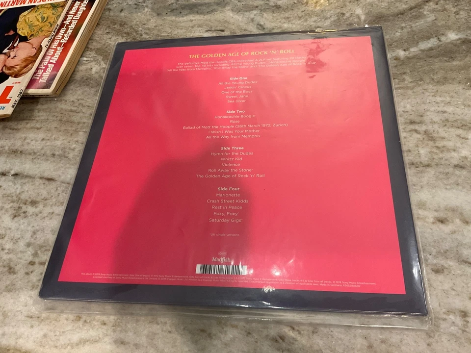 MOTT THE HOOPLE 2LP THE GOLDEN AGE OF ROCK N ROLL 2019  Madfish ‎– SMALP1162 M/M - Image 2 of 2