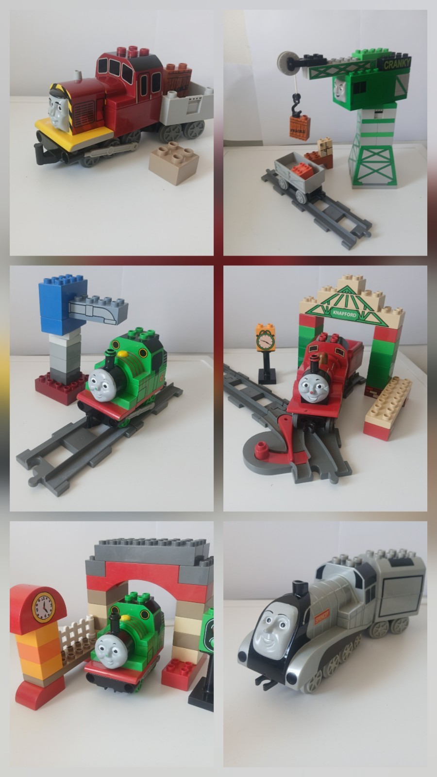 Lego Duplo set Thomas & Friends 3301, 5552, 5543, 5556, 3352 , Spencer, Gordon