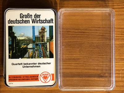 ASS Quartett Kartenspiel ''Große der deutschen Wirtschaft''   3374  wie neu top
