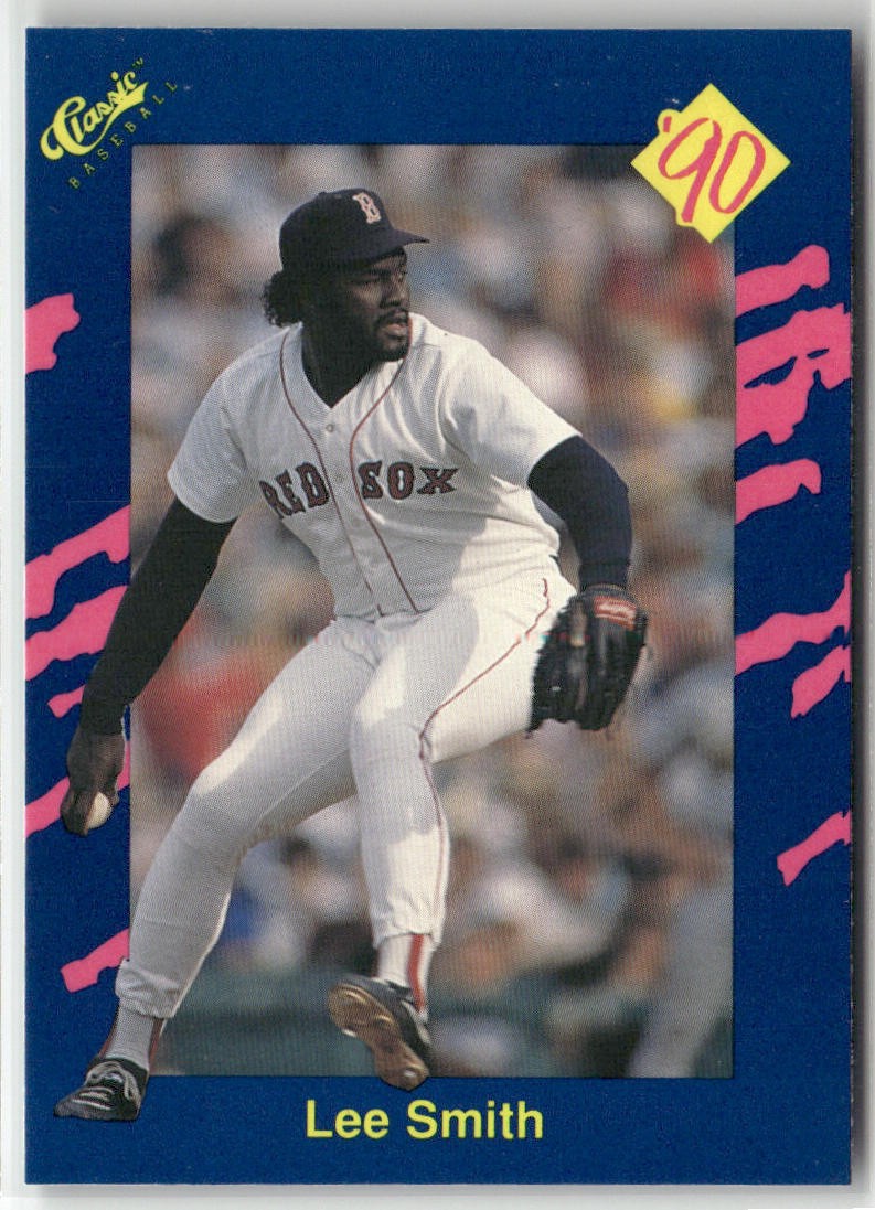 1990 CLASSIC BLUE #137 LEE SMITH BOSTON RED SOX