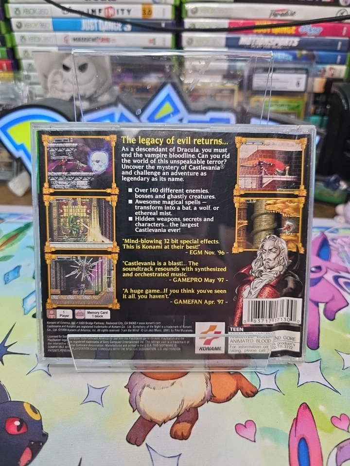 Castlevania Symphony Of The Night (Playstation 1, PS1) Greatest Hits *sem manual* - Imagem 3 de 4