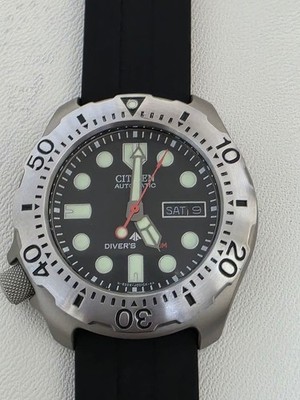 Citizen Promaster Titanium Beautiful Working Diver Automatic Watch Men's Japan
