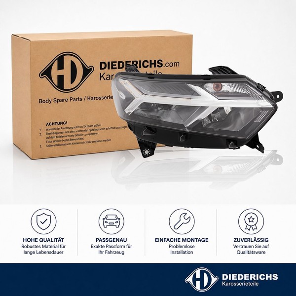 Hauptscheinwerfer Rechts Diederichs 4457980 Frontscheinwerfer Frontlicht-image