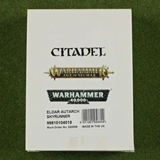 Warhammer 40K Eldar Autarch Skyrunner (Plastic/FINECAST) - Citadel Jet Bike