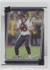 2021 Panini Clearly Donruss Rated Rookie Purple Davis Mills #58 0y0n