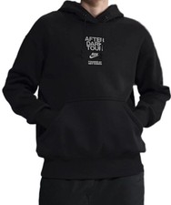 Nike After Dark Tour Women  s Oversized Black Graphic Hoodie IF4137; Size M, NWT