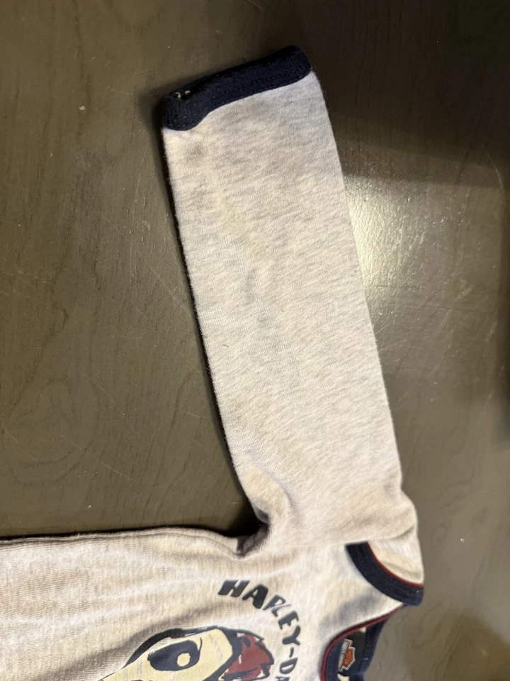 Body Harley-Davidson Bebé Manga Larga con Cierre a Presión 6/9 Meses Foto 4 de 4