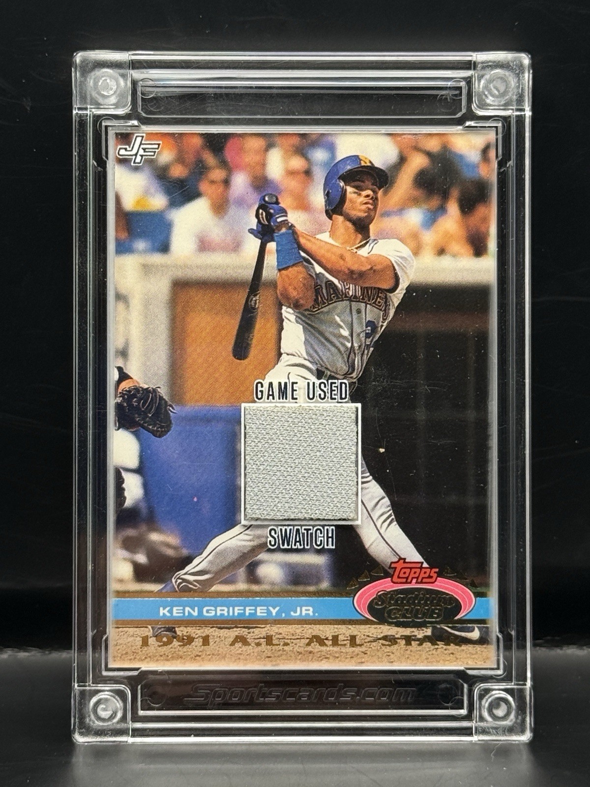 Ken Griffey Jr. Jersey Fusion 2022 1991 Topps Stadium Club Game Used Swatch