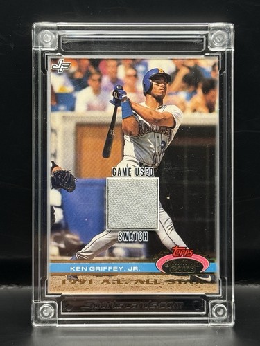Ken Griffey Jr. Jersey Fusion 2022 1991 Topps Stadium Club Game Used Swatch