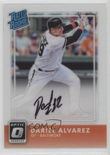 2016 Donruss Optic Rated Rookies Signatures Holo 34/100 Dariel Alvarez Auto 0v1