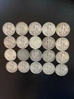 Walking Liberty Half Dollar,1920 to 1947, Lot of 20