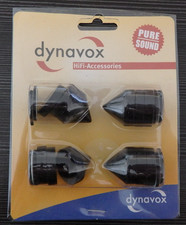 Dynavox Lautsprecher Gerätefüße Sub-Watt-Absorber 4er Set - schwarz - NEU HD 919
