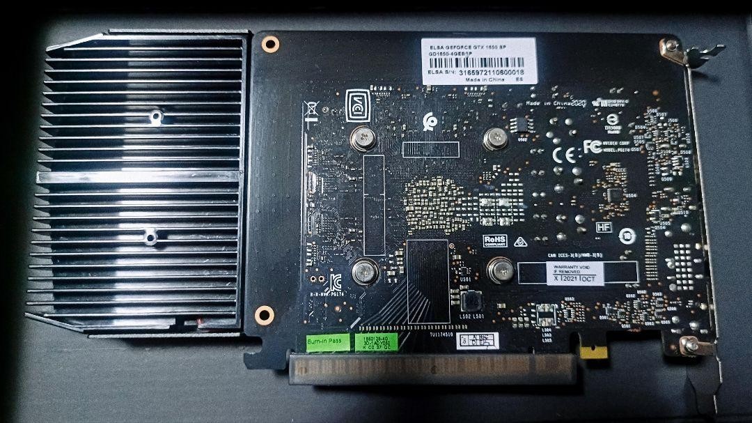 ELSA GeForce GTX 1650 SP V2 4GB 動作品