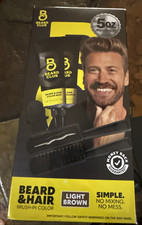 Permanent Hair and Beard Dye for Men Light Brown 5 oz NEW