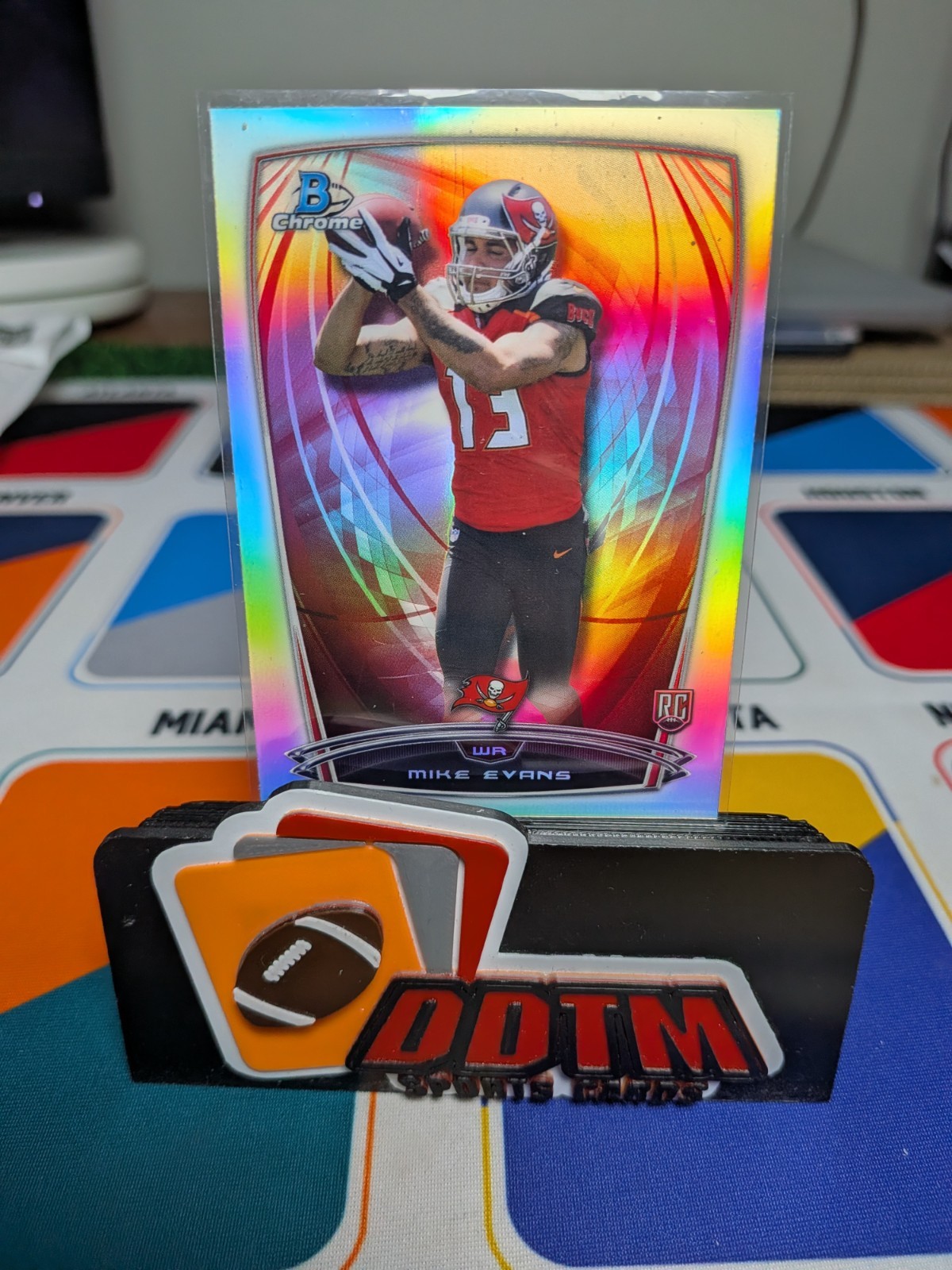2014 Bowman Chrome Mike Evans Refractor Rookie RC SP (Tampa Bay Buccaneers/A&M)