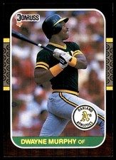 Dwayne Murphy 1987 Donruss #379 Athletics MLB READ FREE SHIPPING AutographDen