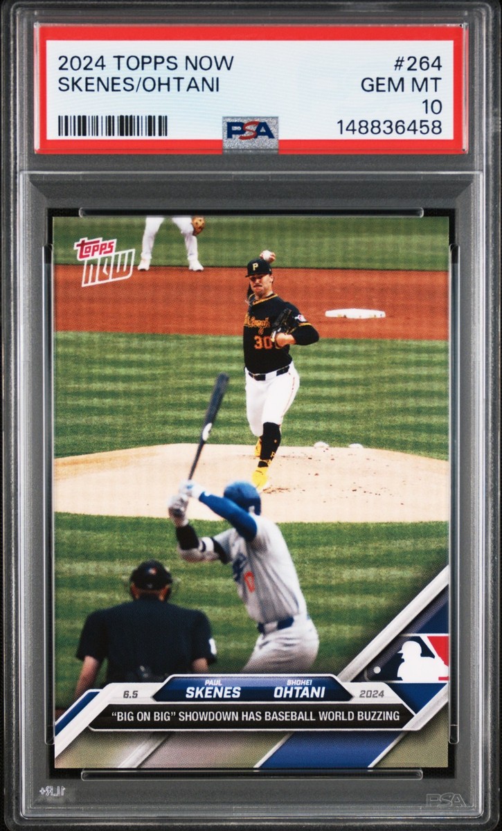 2024 TOPPS NOW #264 PAUL SKENES/SHOHEI OHTANI PSA 10 | eBay