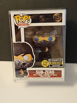 Pop! Movies Mortal Kombat Sub-Zero GITD & Entertainment Earth Limited Edition