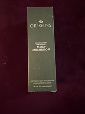ORIGINS Mega-Mushroom Restorative Skin Concentrate 1 fl oz - NEW WITH BOX