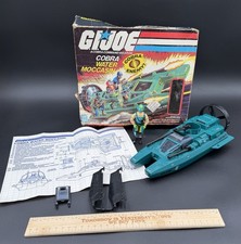 Vintage 1984 GI Joe Cobra Water Moccasin & Copperhead 100  Complete With Box