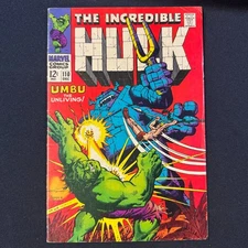 Incredible Hulk #102-124 *°You Pick Single Issues°* Marvel Comics 1968-1969