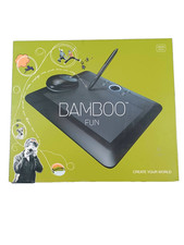Wacom Bamboo Fun CTE650K USB Medium Size Drawing Tablet with Pen  Mouse, BLACK