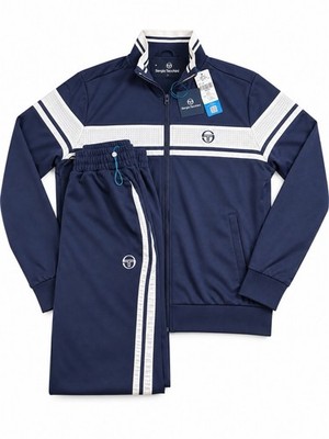 Sergio Tacchini Men's Damarindo Track Suit, Blue Sz-M