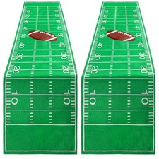Tegeme 2 Pcs Football Table Runner Party 14 x 72 inch, Multi Color
