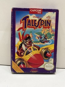 TaleSpin Disney's Tale Spin for NES Nintendo No Manual  Game & Box Good Shape
