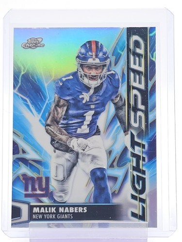 MALIK NABERS 2025 TOPPS COSMIC CHROME LIGHT SPEED #LS-33 GIANTS Q7307