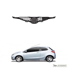 Kühlergrill Kühlergitter Grill schwarz passt für Mazda 2 DE DH Baujahr 2008-2010