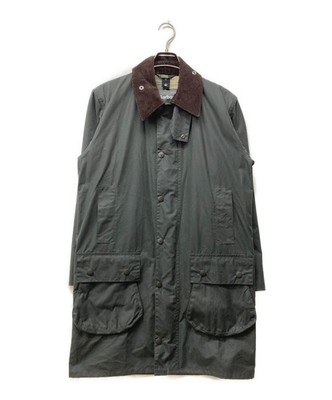 Barbour BORDER WAX JACKET Green Size: 36