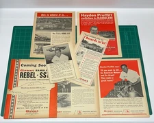 1967 1968 AMC Rambler Rebel SST Magazine 7 Ad Lot Hayden Proffitt Grant Rings