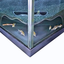 Aquarium Underground Corner Cave for Fish Shrimp  Natural Gravel Tunnel