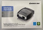 IOGear GPSU21 1-Port USB 2.0 Print Server w/ AC Adapter & USB Cable New Open Box