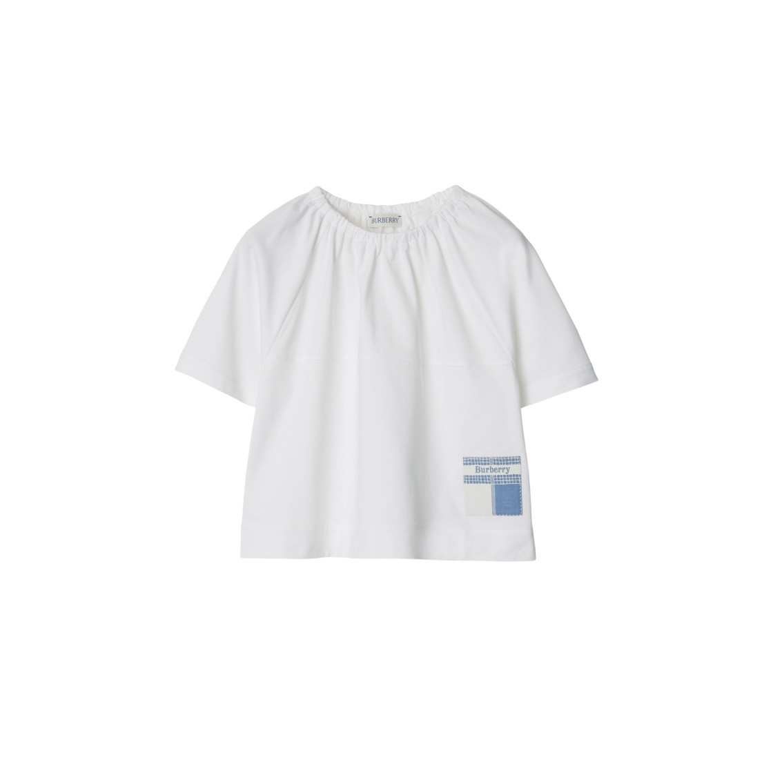 Burberry Kids Patch Cotton T-Shirt White