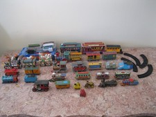 33 Toy Train Engines and Cars - Many are Tin