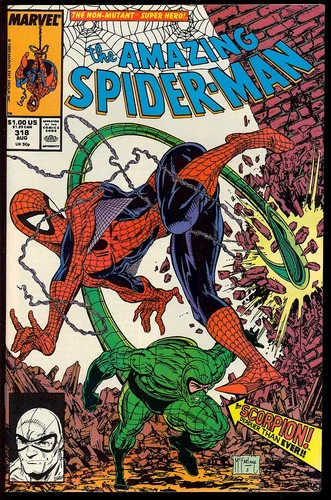 Amazing Spider-Man #318 High Grade Todd McFarlane Art Marvel Comic 1989 VF+