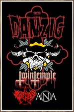 DANZIG | TWIN TEMPLE Tour 2026 Ltd Ed New RARE Poster! SAMHAIN MISFITS