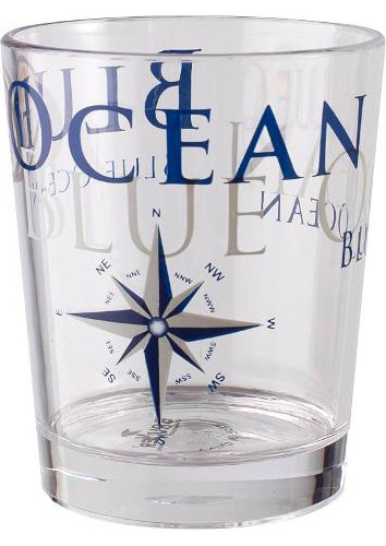 Bicchiere Acqua 30 cl. Plastica SAN Blu Brunner 0830185N.C8C