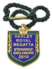 The Henley Royal Rowing Regatta 2010 Private Enclosure Pass Enamel Badge