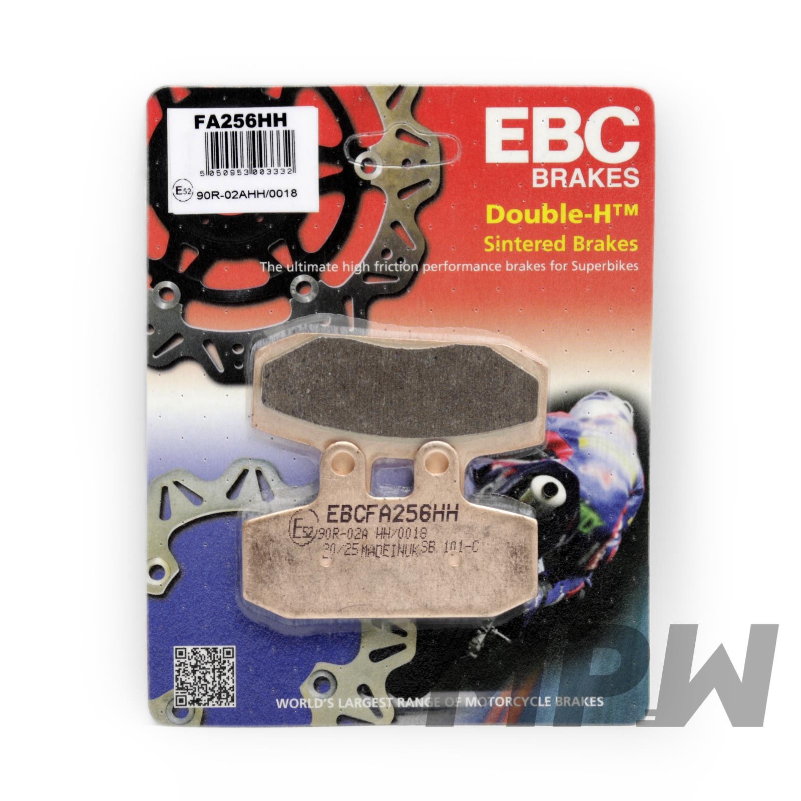 HONDA CRM 125 R 1990 - 1999 EBC FA256HH Sintered Performance Brake Pads Front