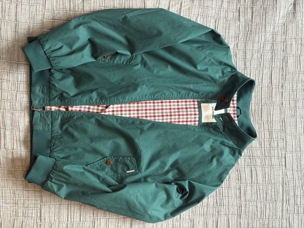 Men Ben Sherman Harrington Jacket Green 38
