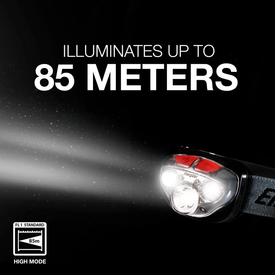 [53541280200] Energizer Lampe frontale LED Vision HD+ Noir - Photo 4/4