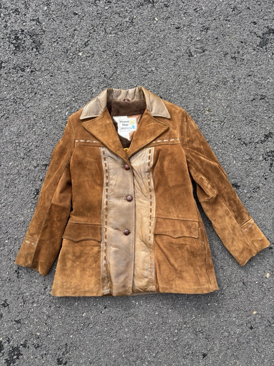 Pioneer Wear Brown Leather Vintage Coats, Jackets & Vests for